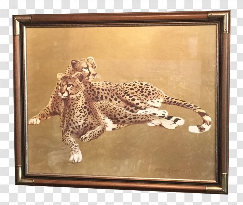 Leopard Jaguar Cheetah Painting Picture Frames - Cat Like Mammal Transparent PNG