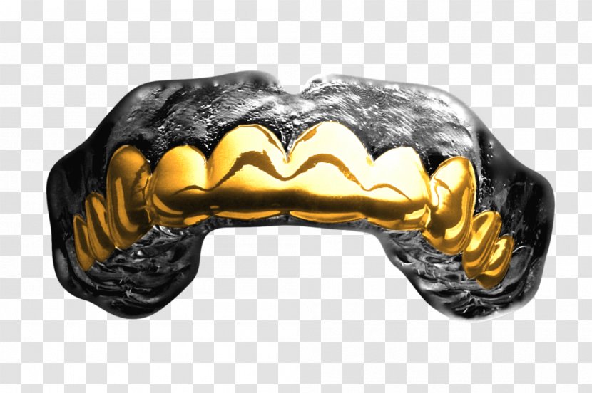Mouthguard Grill Gold Tooth - Fashion Accessory Transparent PNG