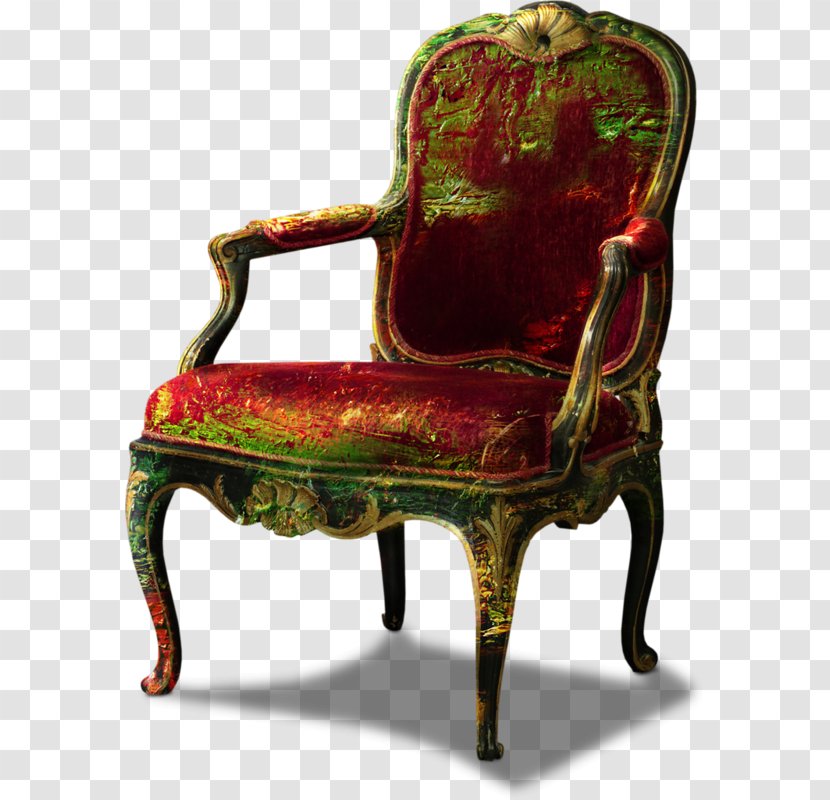 Chair Table Furniture Clip Art - Rocking - Old Transparent PNG