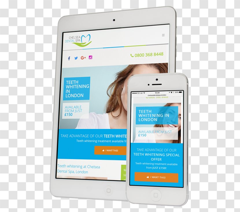 Smartphone Display Advertising Device Multimedia - Gadget - Spa Landing Page Transparent PNG