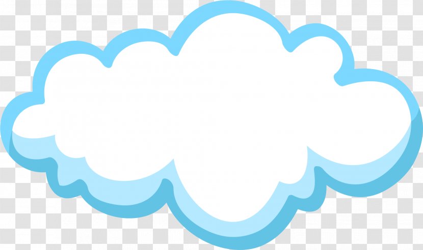 Blue Cloud - Aqua - Little Fresh Clouds Transparent PNG