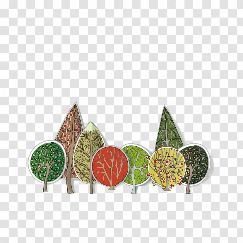 Tree Download - Leaf - Vector Color Decoration Transparent PNG