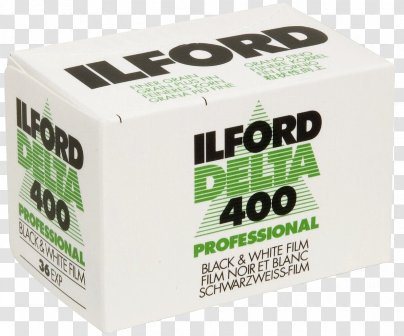 Photographic Film Ilford Photo Delta Black And White 120 - Panchromatic - Camera Transparent PNG