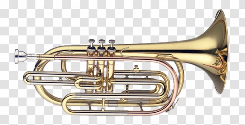 Cornet Trumpet Mellophone Trombone Brass Instrument Valve - Flower Transparent PNG