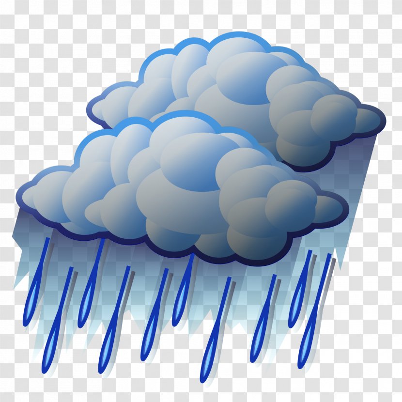 Heavy Rain Clip Art - Thunderstorm Transparent PNG