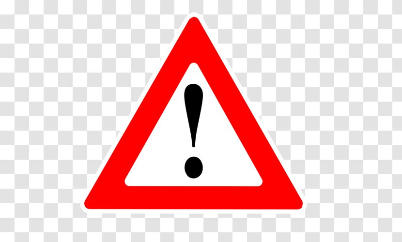 Warning Sign Clip Art Traffic - Symbol Transparent PNG