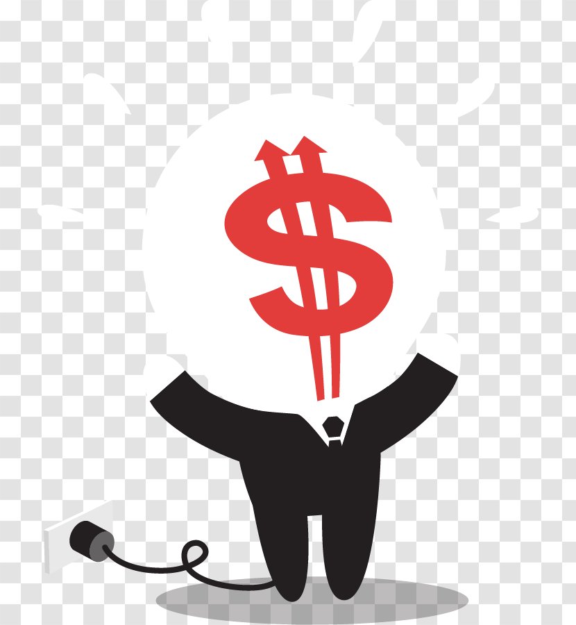 Cartoon Businessperson Illustration - Logo - Dollar Sign Villain Transparent PNG