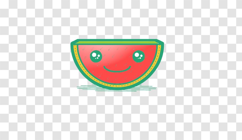 Cartoon Watermelon Icon - Red - Cute Transparent PNG