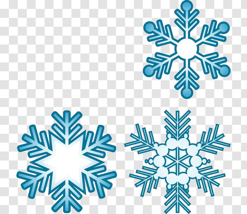 Royalty-free Snowflake Clip Art - Drawing - Blue Snowflakes Transparent PNG