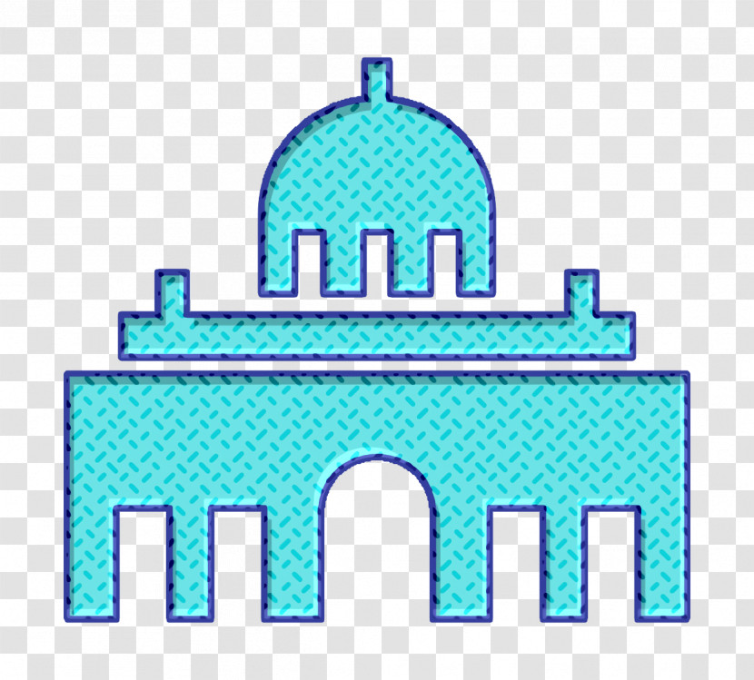 Monuments Icon Church Icon Temple Front View Icon Transparent PNG