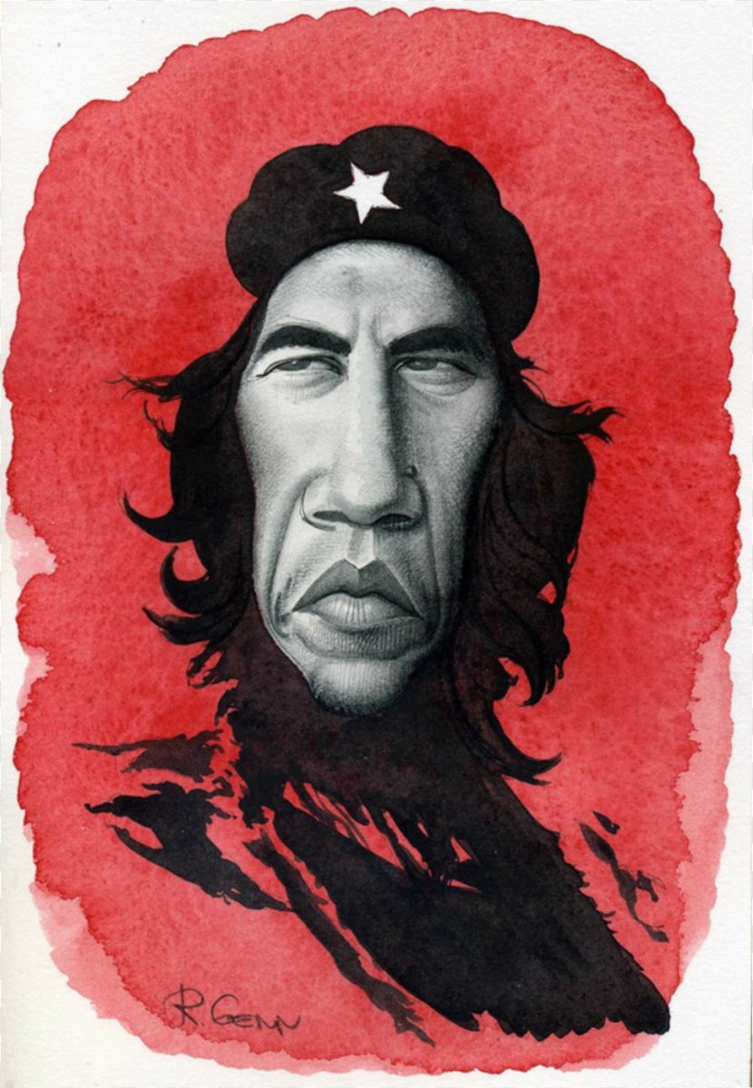 United States Barack Obama Politician Art National Review - Self Portrait - Che Guevara Transparent PNG