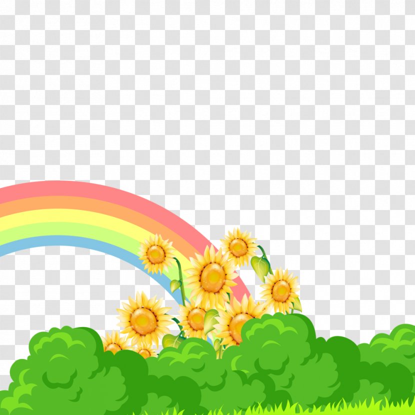 Sky Cartoon Cloud - Rainbow Transparent PNG