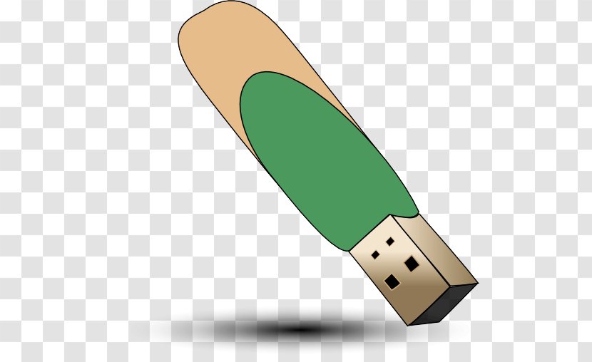 Green Usb Flash Drive Data Storage Device Technology Electronic - Memory Transparent PNG