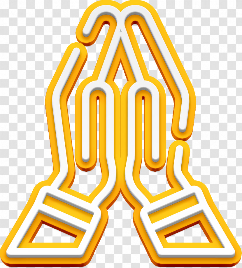 Pray Icon Spiritual Icon Transparent PNG
