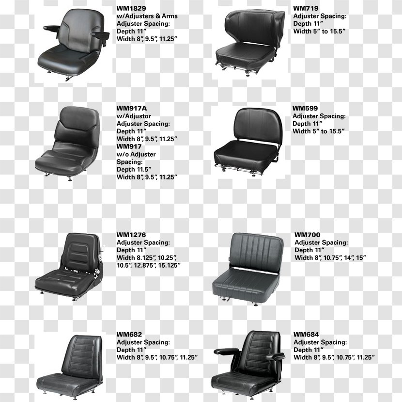 Car Seat Chair - Hardware Transparent PNG