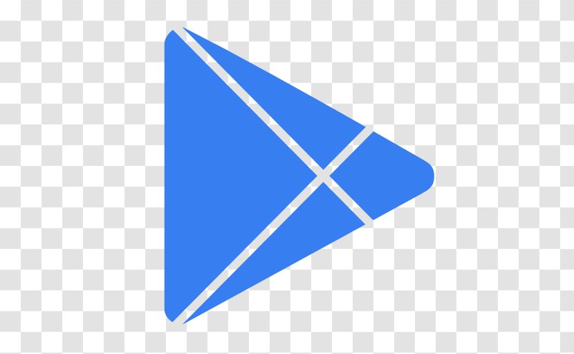 Electric Blue Angle Area Brand - Google Logo - Media Play Transparent PNG