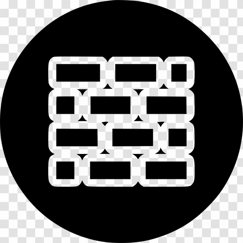 University Of South Africa Shopping Centre Retail - Blackandwhite - Brickwall Icon Transparent PNG