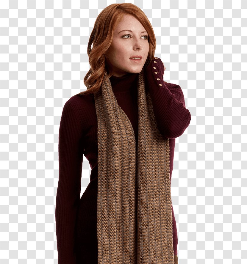 Neck Scarf Outerwear Stole Maroon - Clothing - Women Transparent PNG