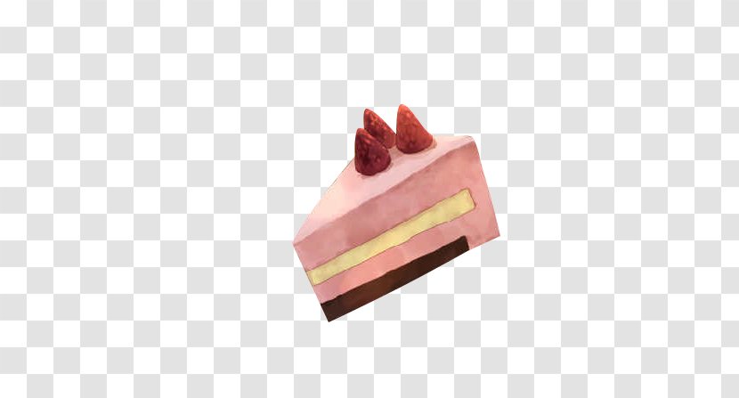 Frozen Dessert Strawberry - Raspberry Cake Transparent PNG