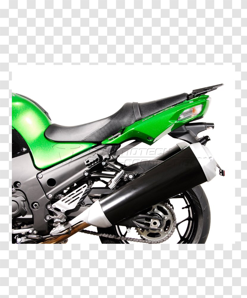 Kawasaki Ninja ZX-14 Saddlebag Car Motorcycle Pannier - Accessories Transparent PNG