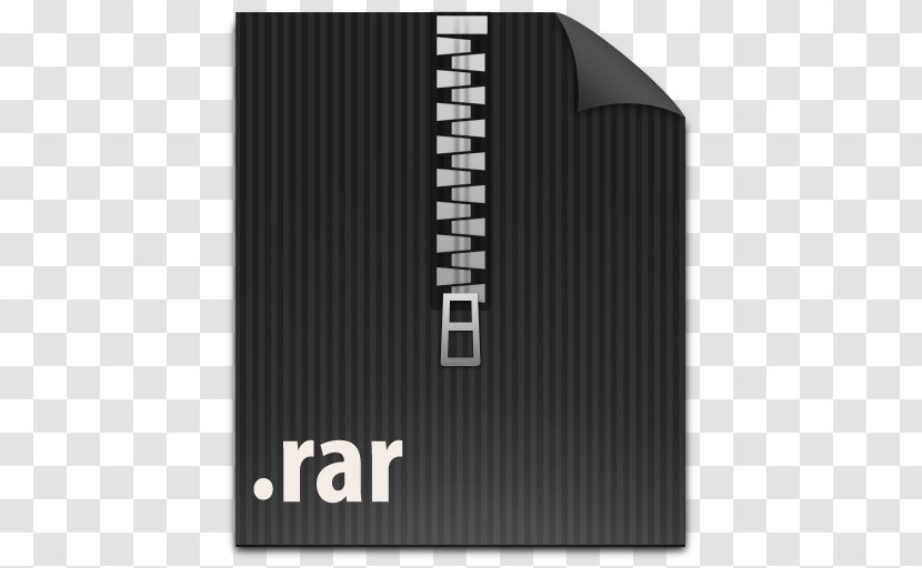 Brand Black Pattern - File RAR Transparent PNG