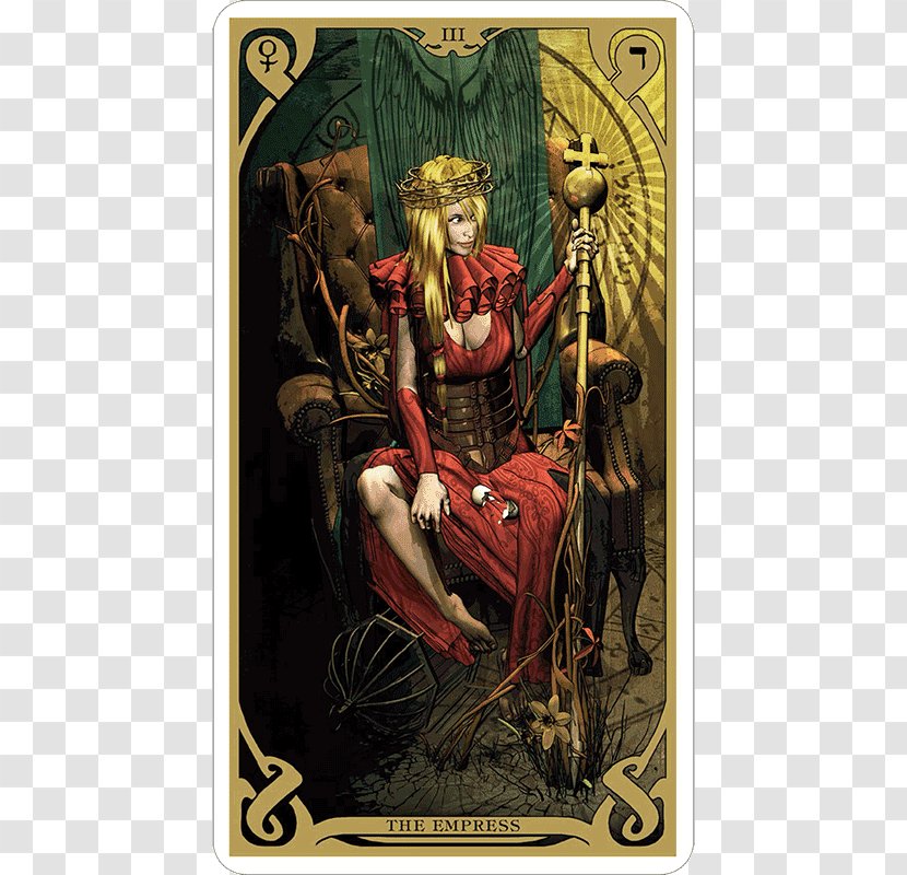 Tarot The Empress Sun High Priestess Major Arcana - Fabio Listrani Transparent PNG