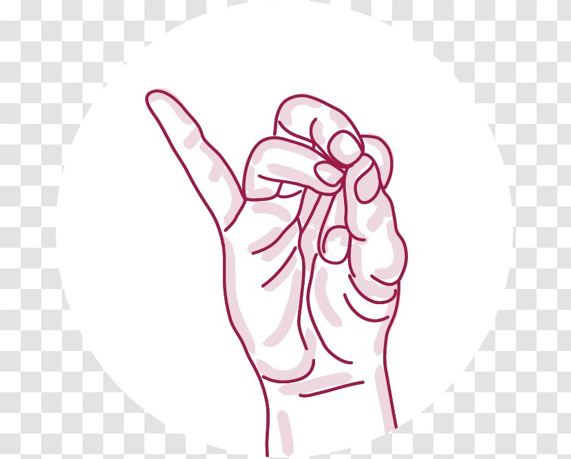 Middle Finger Background - Index - Gesture Line Art Transparent PNG
