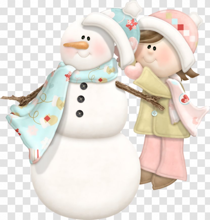 Christmas Snowman - Toy Figurine Transparent PNG