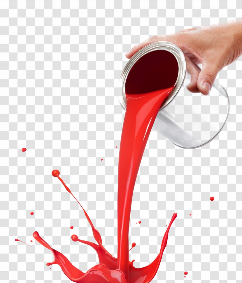 Paint Stock Photography Royalty-free - Flowing Red Transparent PNG