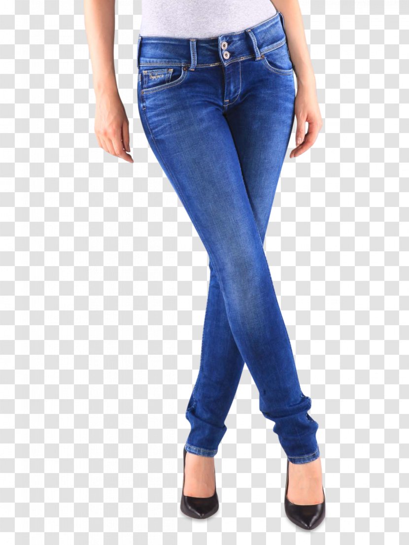 Jeans Blue Denim Leggings Clothing - Flower Transparent PNG