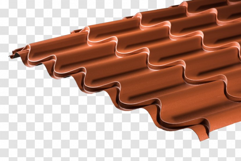 Roof Shingle Metal Corrugated Galvanised Iron Tiles - House - Tile-roofed Transparent PNG