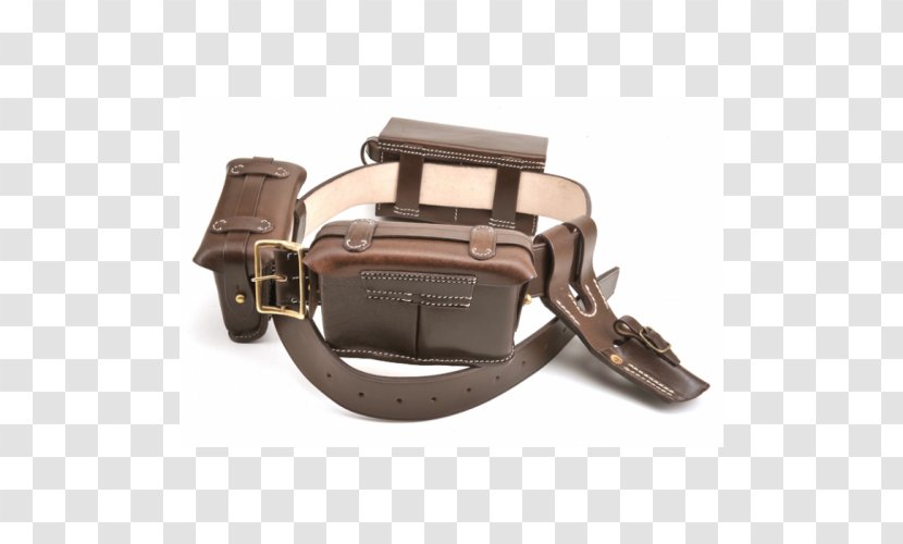 Leather Strap Belt - Brown Transparent PNG