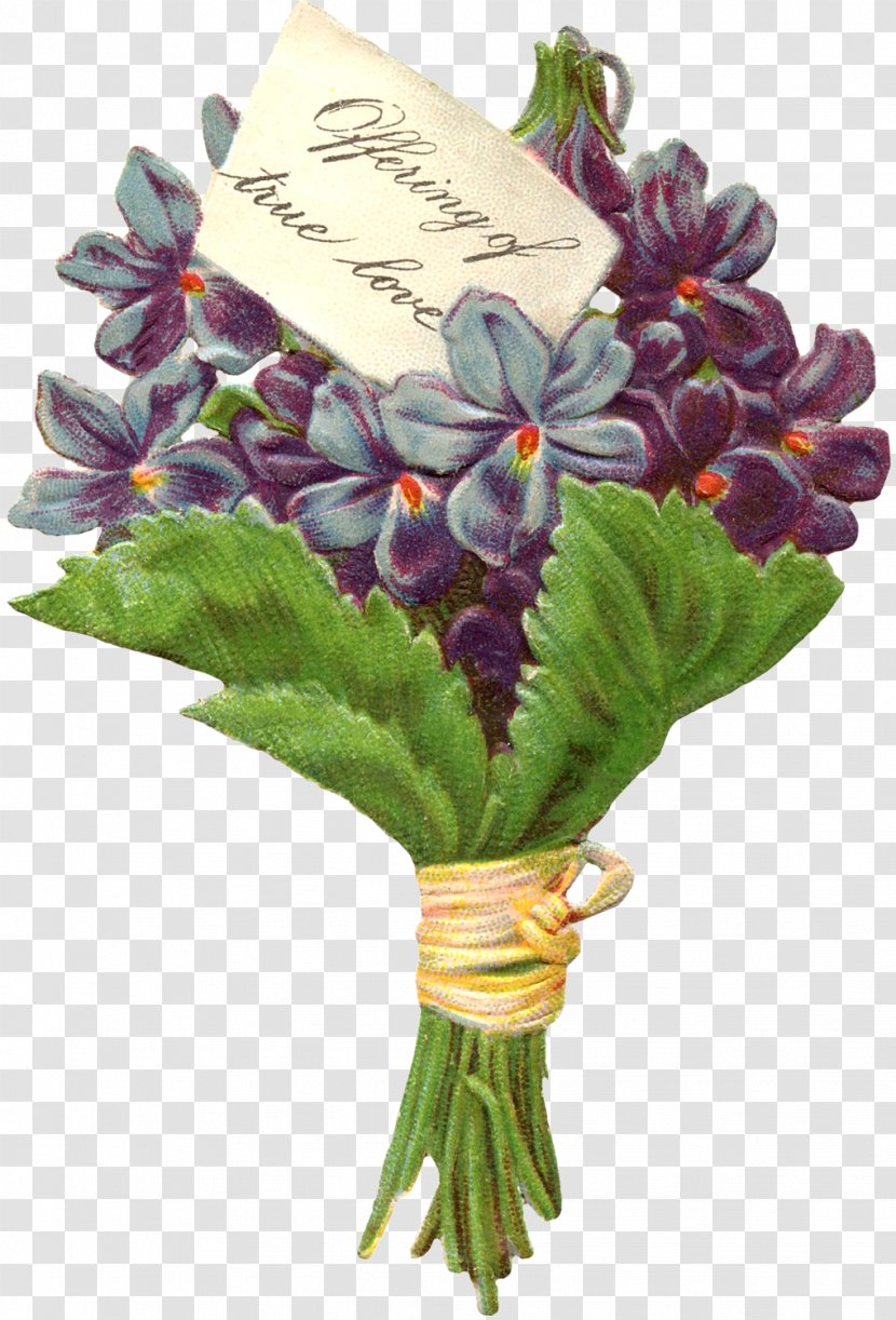 Victorian Era Violet Floral Design Antique Flowerpot - Caramelo De Violeta - Stary Night Transparent PNG