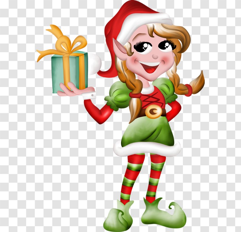 Santa Claus Christmas Elf Betty Boop Clip Art - Tree - Cute Sister Transparent PNG
