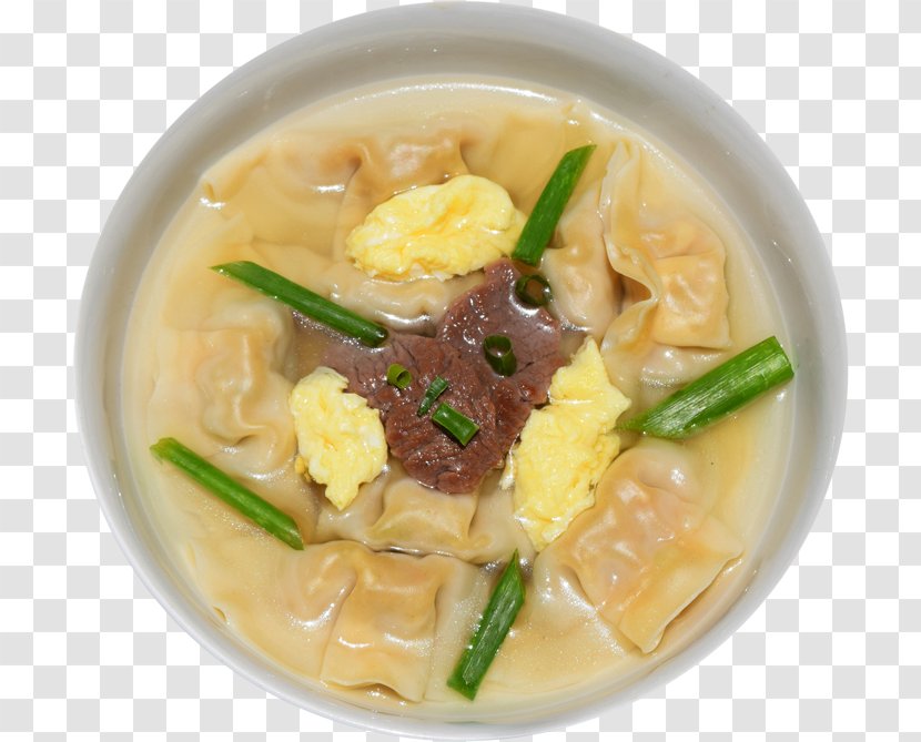 Wonton Noodles Batchoy Ramen Lomi - Beef - Clear Soup Transparent PNG