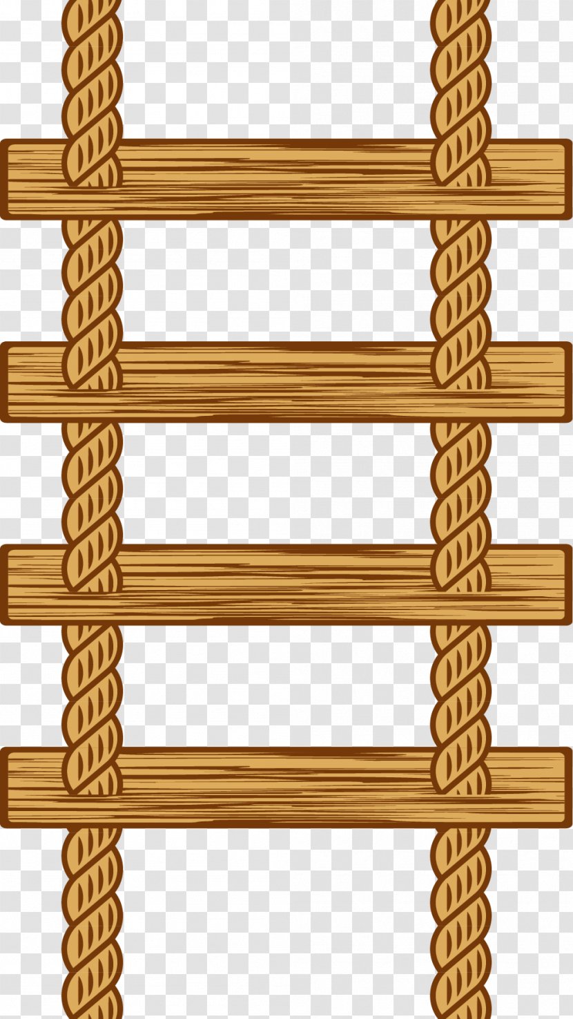 Ladder Stairs Wood - Material - Straight Transparent PNG
