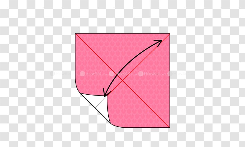 Line Angle Origami Pink M Pattern - Area Transparent PNG