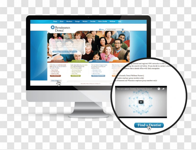 Computer Monitors Software Display Advertising - Dental Insurance Transparent PNG