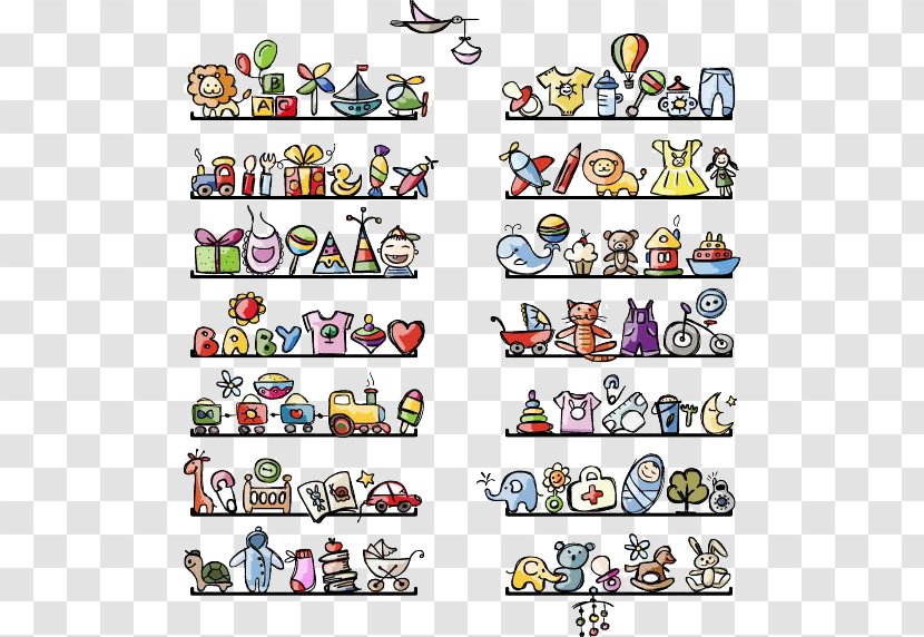 Royalty-free Clip Art - Stock Photography - Cartoon Animal Toys On Display Background Images Transparent PNG