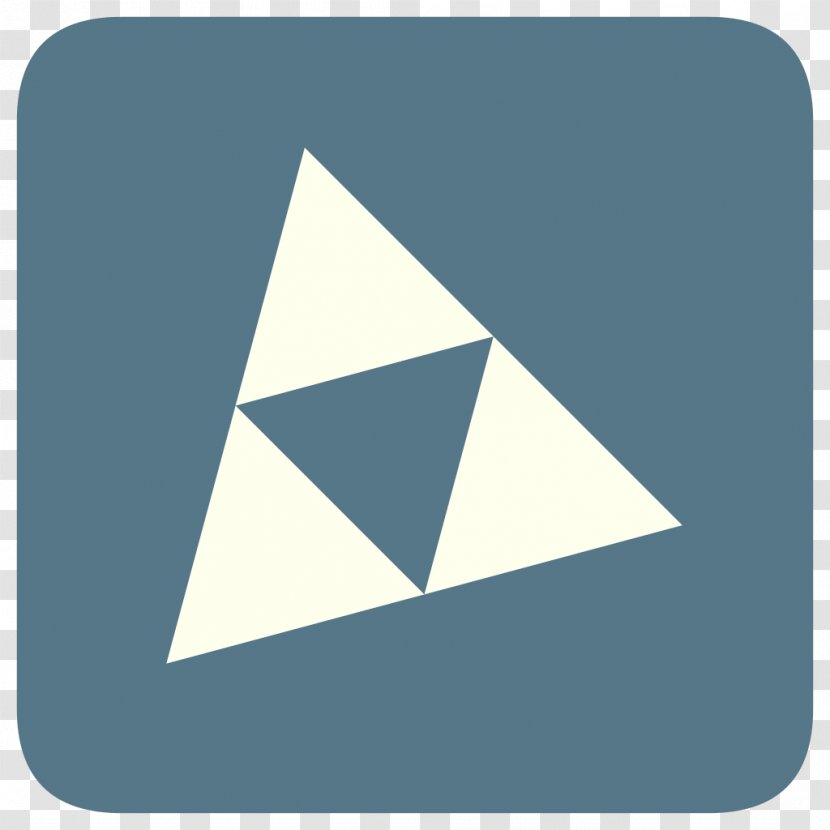 Triangle Logo Brand Product Design - Blue Transparent PNG