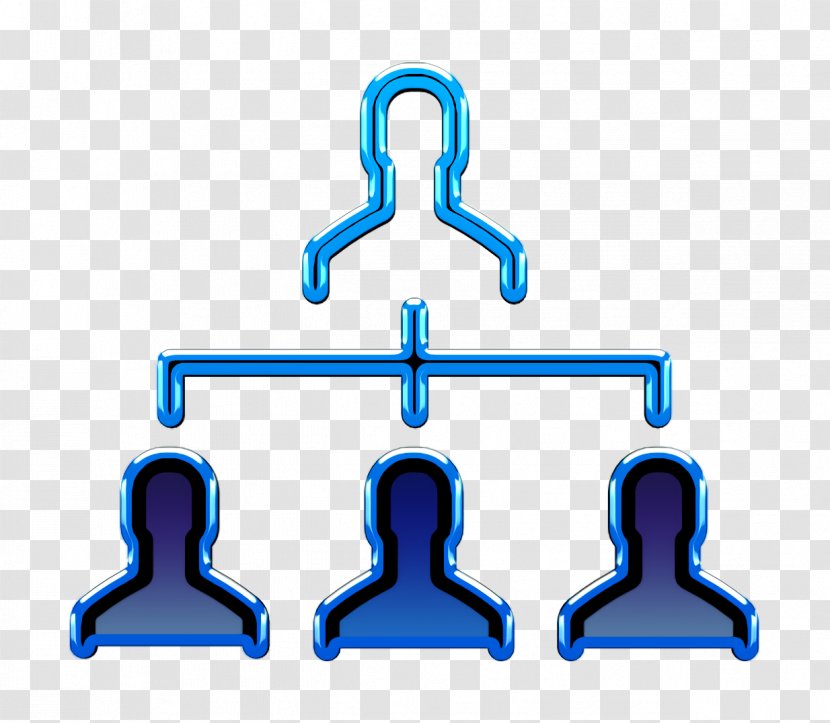 Team Icon Business Set Group - Electric Blue Transparent PNG