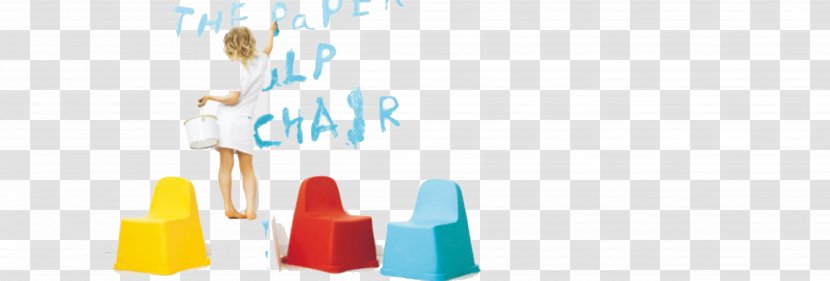 Molded Pulp Paper Chair Recycling - Polylactic Acid - Branding Photo Realistic Transparent PNG