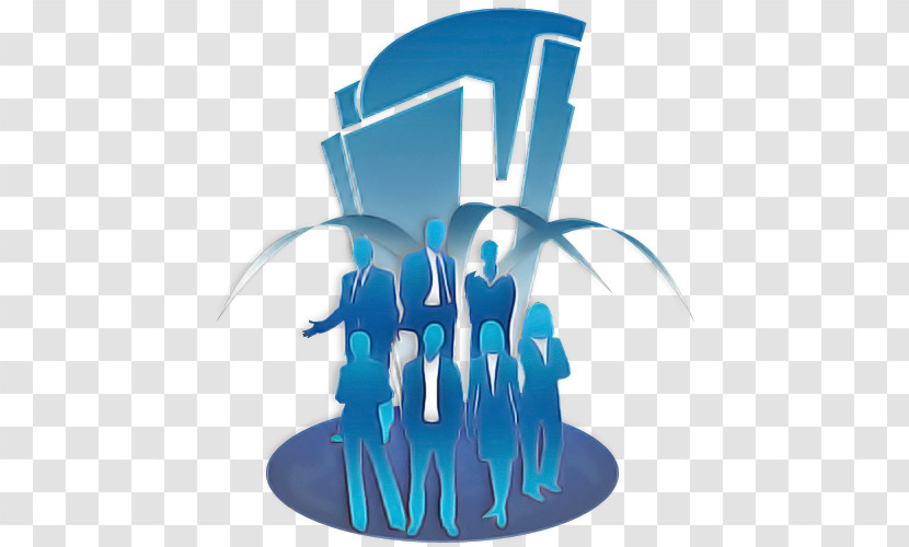 Blue Electric Blue Logo Transparent PNG