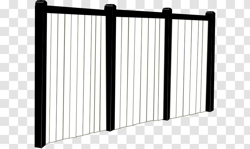 Picket Fence Synthetic White Clip Art - Cliparts Transparent PNG