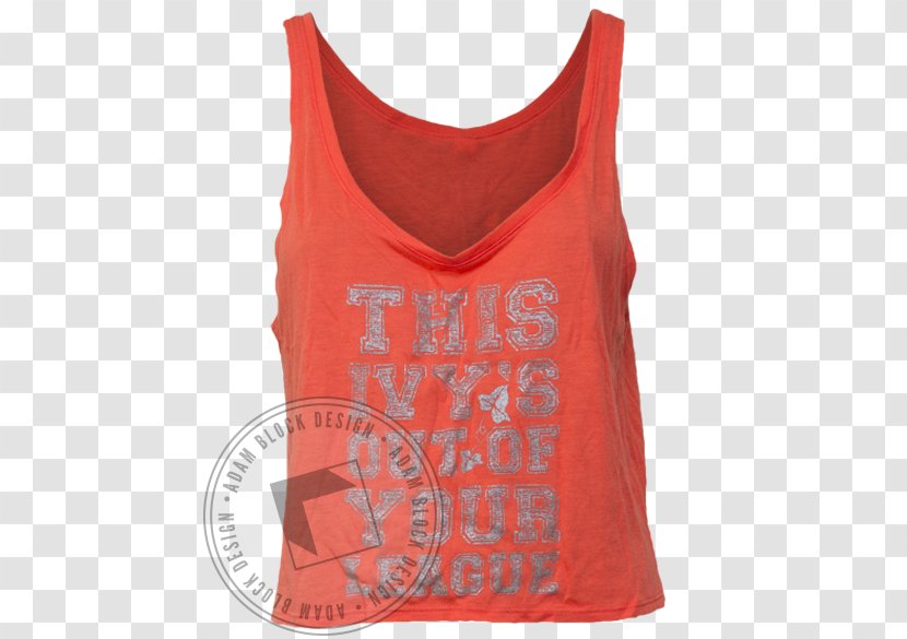 T-shirt Gilets Sleeveless Shirt Font - Active Tank - Ivy League Transparent PNG