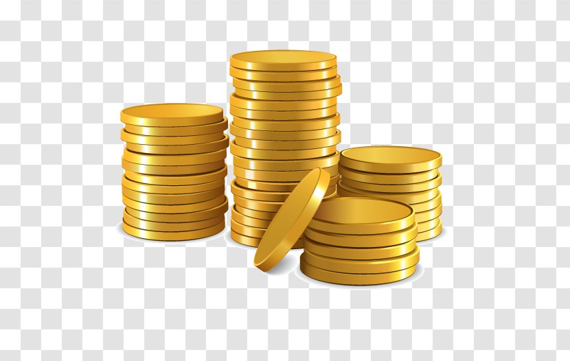 Gold Coin Illustration - Free Dig Material Transparent PNG