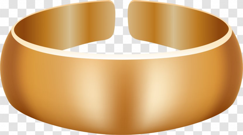 Bangle Gold Material Ring - Golden Atmosphere Transparent PNG