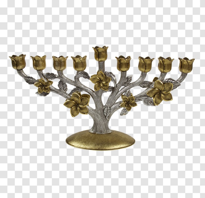 Menorah Hanukkah Jewish Ceremonial Art Shabbat Seven Species Transparent PNG
