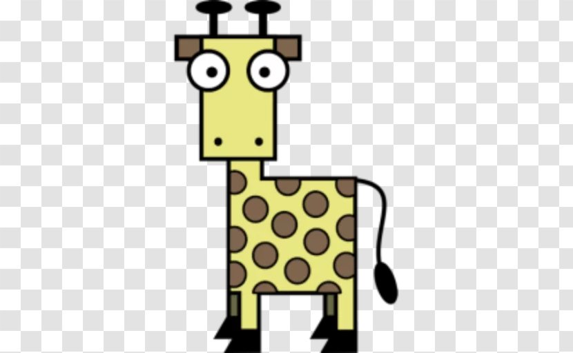 Giraffe Icon Design Clip Art - Yellow Transparent PNG
