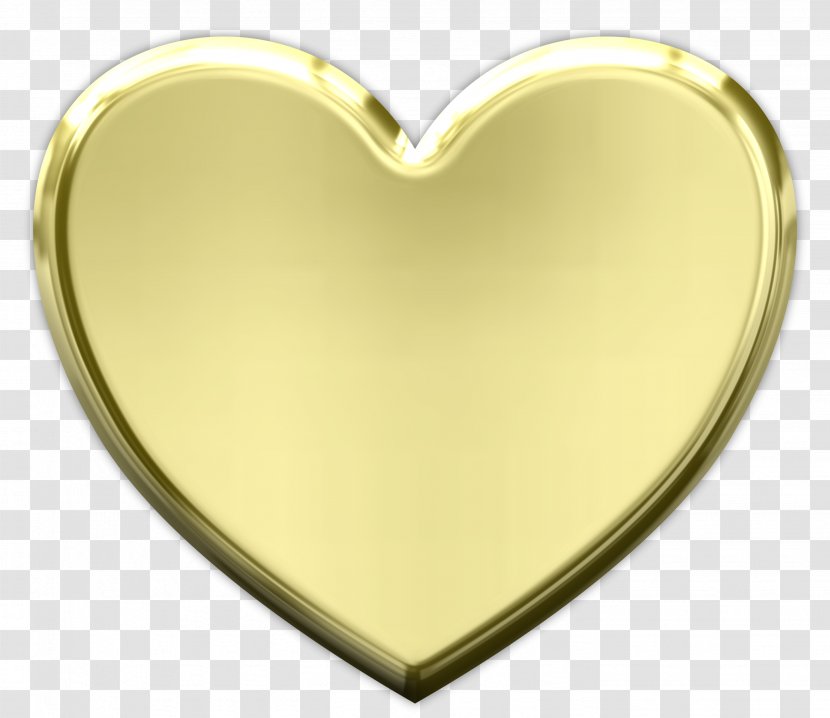 Heart Gold - Lossless Compression Transparent PNG